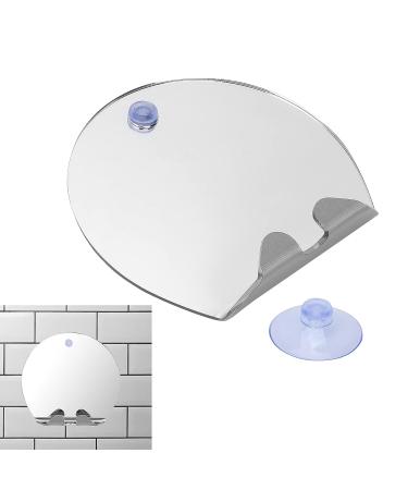 Fogless Shower Mirror for Shaving with Powerful Suction and Hook - Bathroom Accessories - Buy Online on GoSupps.com