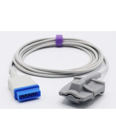 Sino-K Compatible GE Datex Ohmeda TS-SP3-GE Spo2 Sensor Finger Soft 3 m 11 Pins Connector CE/FDA approved