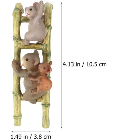 Beaupretty 2-Piece Mini Resin Pulling Pot Decoration - Cute Animal Statues for Cake & Outdoor Decor | Perfect Hanging Planters - Buy Online on GoSupps.com