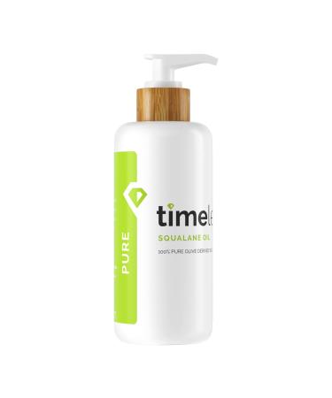 Timeless Skin Care Squalane Oil 100% Pure - 8 oz - Lightweight  Plant-Based Dry Oil - Improves Skin Elasticity & Radiance - Regulates Oil Production - All Skin Types  Including Acne-Prone Skin