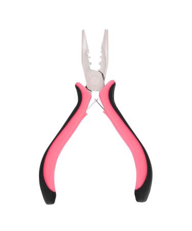 Ninoclar 3 Holes Mini Plier for Micro Nano Ring Hair Extensions Opener and Removal Tool