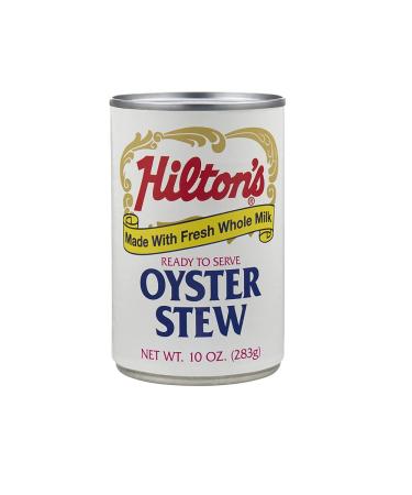 Hilton's Oyster Stew made with Fresh Whole Milk - 12 / 10 oz cans 10 Ounce (Pack of 6)