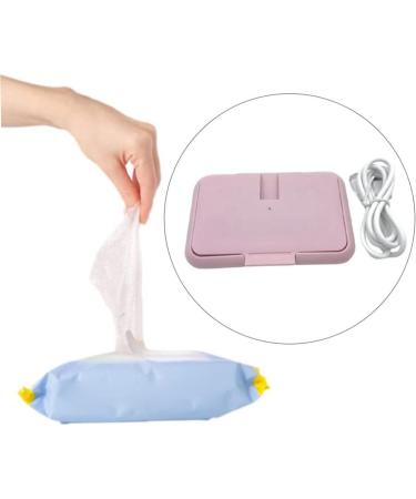 1pc Portable Baby Wipes Warmer Napkin Warmer Box Paper Warmer USB Charging Wet Wipes Dispenser for (Pink). - Buy Online on GoSupps.com