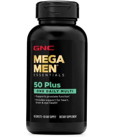 GNC Mega Men 50 Plus One Daily Multivitamin for Men - 60 Count