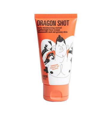 SIWON I Dragon Shot I Men's face moisturizer I 75 ml I Anti-shine water-cream texture I Refreshing and moisturizing with natural extracts I Anti-oxidant moisturizer.