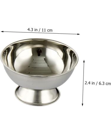 4-Piece High Schlagschale Razor Set | Metal Shaving Brush Bowl & Ceramic Soap Holder | Portable Stainless Steel Shaving Equipment for Men - Buy Online on GoSupps.com