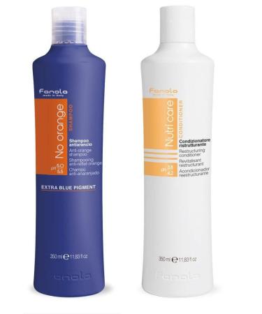 Fanola No Orange and Conditioner Package (350 ml) 11.83 Fl Oz (Pack of 1)