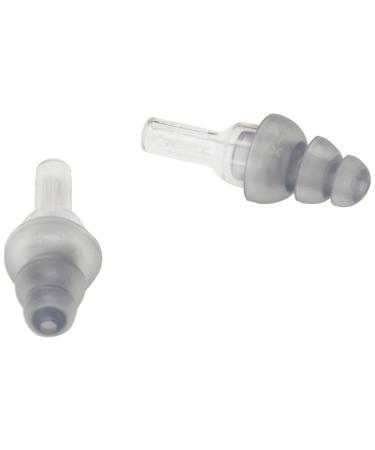 Etymotic Research ER20 High-Fidelity Earplugs, Frost with Clear Stem, 1 Pair Standard Fit, Clamshell Packaging