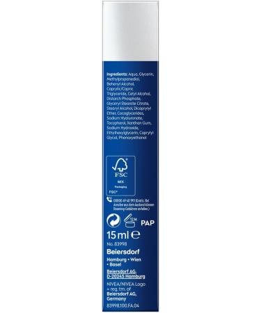 NIVEA MEN Anti-Aging Eye Cream with Hyaluronic Acid - Against Wrinkles and Dark Circles - Moisturizing Eye Care with Hyaluronic Acid (15 ml) - Buy Online on GoSupps.com