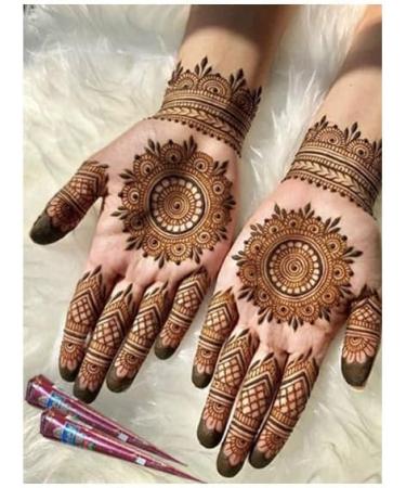 Lot de Cone de henn par 12 - Couleur naturelle coloration semi permanente henna pret a l'emploi Kaveri - Buy Online on GoSupps.com