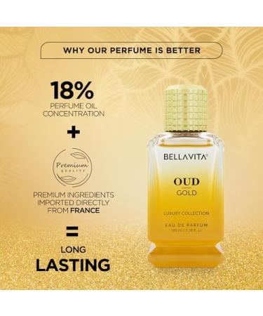 prime craft Luxury OUD GOLD Eau De Parfum Intense Perfume for Men with Caramel Orris Rose Jasmine |Woody Long Lasting EDP Fragrance Scent 100 ml - Buy Online on GoSupps.com