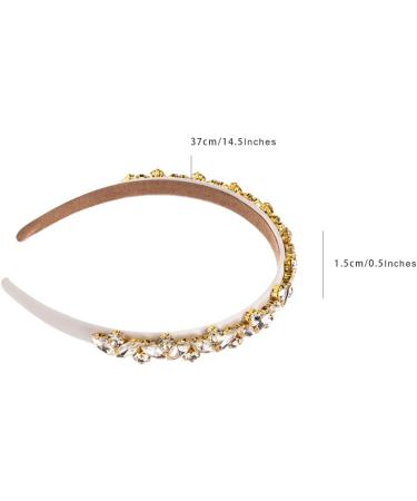 scicent Headbands Wedding Crystal Hair Band Embellished Rhinestone Hairbands for Women Girls Ladies Elegant Head Band for Party Fashion Bling Sparkly Diamond Hair Accessories - 27610 - Buy Online on GoSupps.com