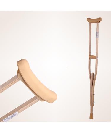 Crutches for Adults Underarm Handicapped Crutches/Canes for Disabled Persons Free Retractable Springs Adjustable Range 95-145 Cm Great for Travel or Work (Double) Lucky Star - Buy Online on GoSupps.com