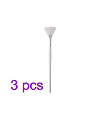 Beaupretty Fan-Shaped Facial Brush | DIY Makeup Brush with Wooden Handle | Mink Essence Cosmetics - Buy Online on GoSupps.com