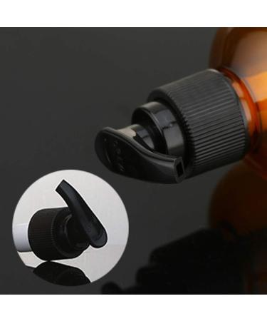 Geminimall Refillable Shampoo & Lotion Bottles - 100/200/300 ml Brown Plastic Containers for Shower & Massage Oil - Buy Online on GoSupps.com