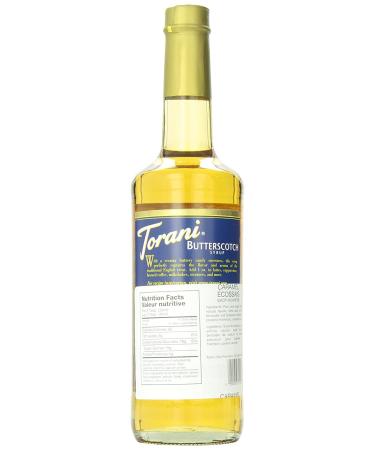Torani Butterscotch Syrup 750mL | Premium Flavoring for Drinks & Desserts - Buy Online on GoSupps.com