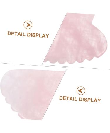 Minkissy 3-Piece Schabbrett Massage Device Set | Face Roller Gua Sha Board & Gemstone Tools for Skin Care | Pink | International Shipping Available - Buy Online on GoSupps.com
