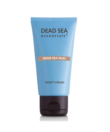 Dead Sea Essentials Mud Night Cream Hydrating Moisturizing Vegan Skin Care Cruelty free - 1.69 Fl oz 50 ml