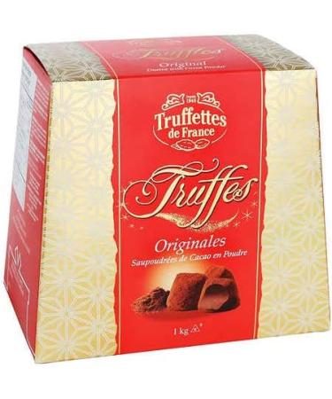 Truffettes de France Original Truffles Dusted with Cocoa Powder - 2 Boxes (1kg Each Box) - Buy Online on GoSupps.com