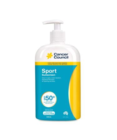 Cancer Council SPF 50+ Sport 500ml Pump
