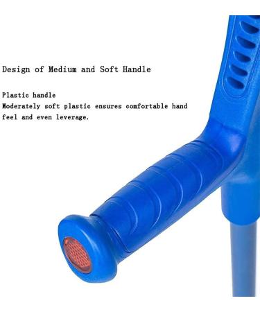 Crutches Adult Tall Crutches Adjustable Aluminum Walking Cane Great Fit for Recent Injuries Supply for Men and Women Everything is fine - Buy Online on GoSupps.com