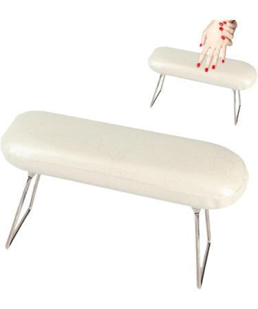 Nail Arm Rest Cushion - Leather Manicure Hand Pillow - Professional Manicure Hand Pillow for Nail Technician Use Professional Salons Wood.l White - Buy Online on GoSupps.com