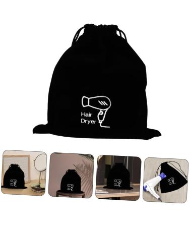 FOMIYES 10 Pcs Velvet Bag Blow Dryer Hair Dryer Bag Drawstring Travel Flannel Wen Wan Organizer 30.00X26.00X0.50CMx5pcs Blackx5pcs - Buy Online on GoSupps.com