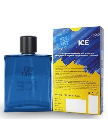 Ice Perfume for Men 100ml|Citrusy Long Lasting Perfume for Men|Gift for Men|Best Everyday Fragrance - Buy Online on GoSupps.com