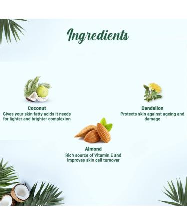 Biotique Coconut Whitening and Brightening Cream for All Skin Types - Buy Online on GoSupps.com