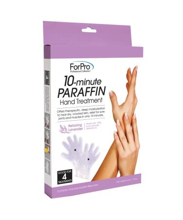Paraffin Wax Works 10-Minute Paraffin Hand Treatment, Spa and Home Treatment Gloves, Relaxing Lavender, One-Pair Lavender Hand