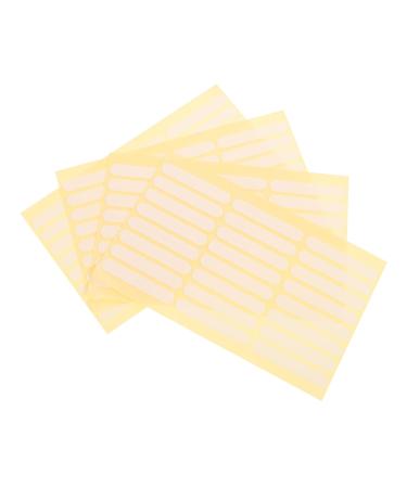 Didiseaon 4 Sheets Practical Nail Display Tape Manicure Nail Display Holder Nail Tape Random Style