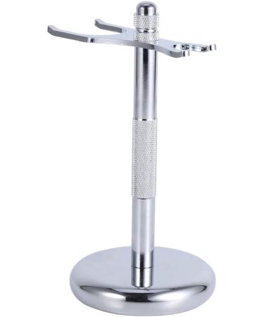 Angrek Deluxe Razor & Brush Stand - Fashionable Aluminum Shaving Set Holder for Safety Razors & Brushes (4 Types) - Buy Online on GoSupps.com
