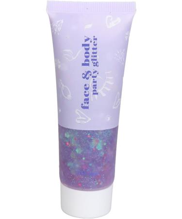 Brilliant Purple Face and Body Glitter Gel Long-Lasting Shimmer for Festivals & Parties | Multi-Color Cosmetic Makeup - Buy Online on GoSupps.com