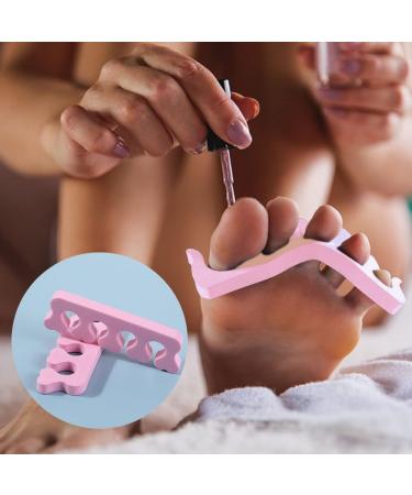 Pink 100 Pcs Disposable Soft Sponge Toe Finger Separators for Pedicure - Buy Online on GoSupps.com