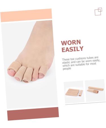 FRCOLOR 2pcs Toe Covers - Anti-Wear Protector Safety Toe Shoe Caps - Khaki Sebs Toe Sleeves for Finger Protection - Buy Online on GoSupps.com