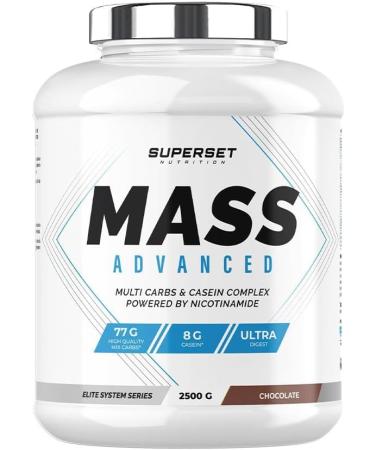 Superset Nutrition | Advanced Mass Gain Program - Mass Advanced 2.5kg Chocolate - Creatine Hardcore 1.5kg Orange | Increases mass gain and intensifies strength and volume in 4 weeks - Buy Online on GoSupps.com