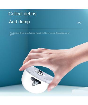 FYOBOT USB Electric Nail Clipper Cutter with LED Light 2-Speed Automatic Nail Grinder Trimmer for Baby Adult Mini Manicure Tool - Buy Online on GoSupps.com