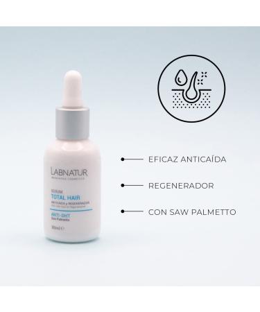Total Hair Labnatur Serum 30ml - Anti-Hair Failure & Regenerating Treatment for Men & Women | Natural Ingredients & Hair Growth Support - Buy Online on GoSupps.com
