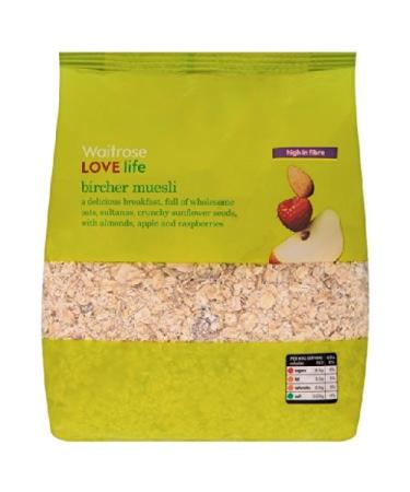 Waitrose Bircher Muesli Waitrose Love Life 750g