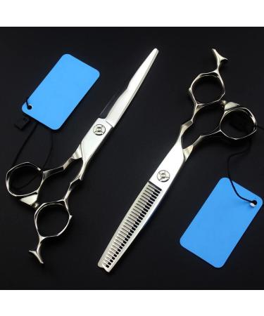 Hair Cutting Scissors 6 Inch Professional JP 440c Steel Scissor Bearing Screw Hair Cutting Scissors Thinning Barber Haircut Shears Hairdressing Scissors Set - Buy Online on GoSupps.com