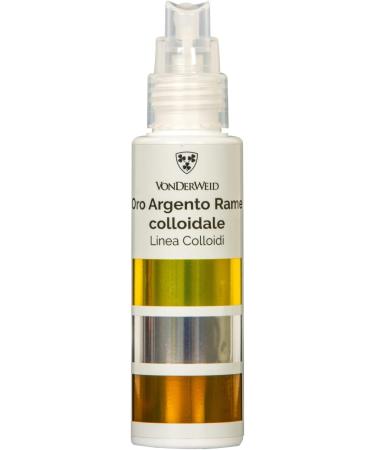  VONDERWEID Colloidi - Mix Colloidal Gold - Silver - Colloidal Copper (100 ml 20 PPM - EpRAY) - Buy Online on GoSupps.com