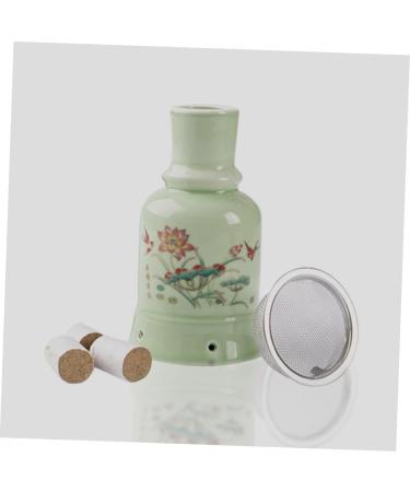 Portable Moxa Cone Holder Burner - Moxibustion Tool for Home Use | Ceramic 12.5x7cm - International Shipping Available - Buy Online on GoSupps.com