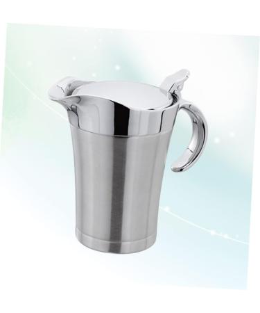 Zerodeko 3pcs Insulated Gravy Boat Containers with Lids Oil Dispenser Bottle Sauce Containers Serving Glass Dispenser Salad Dressing Server Pourer Oil Bottle Stainless Steel Glass Sauce Size 2x3pcs As Shownx3pcs - Buy Online on GoSupps.com