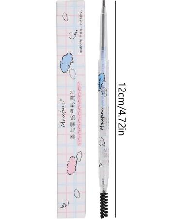 Eyebrow Pencil Waterproof Eyebrow Makeup - High Saturation Waterproof Eyebrow Pencil with Double Head Design Precision Eyebrow Pencil for Commute Frifer 04 Smoke Gray - Buy Online on GoSupps.com