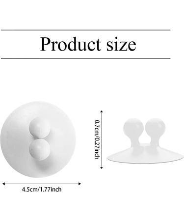 MSTECO 8-Piece Toothbrush Holder Set | Suction Cup Toothbrush & Razor Bracket | No-Punch Bathroom Organizer in White - Buy Online on GoSupps.com