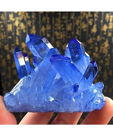 Natural Crystal Rough 70-100g Small Pieces of Natural Blue Crystal Cluster of raw Stone degaussing and Cleaning Specimen Collection - Buy Online on GoSupps.com