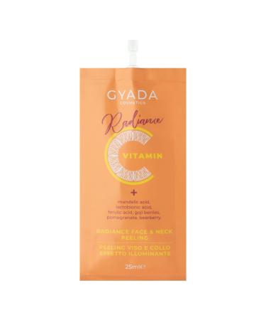 GYADA COSMETICS Radiance Face & Neck Peeling peeling for face and neck stimulates cell phone spare part contrast dark spots signs of aging and expression symptoms based on vitamin C 25 ml