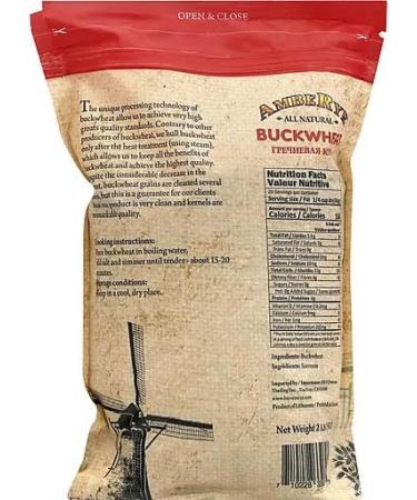 AmbeRye 100% European Buckwheat *** Gluten Free *** Rich in Fiber *** 9x900g Value Pack Units 2 - Buy Online on GoSupps.com