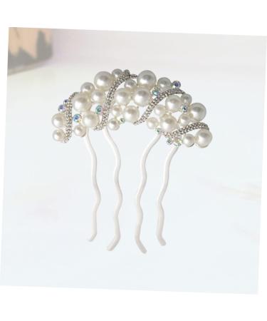 minkissy 3pi ces pingle Cheveux l gante Pour Mariage Avec Perles Et Strass Accessoire D coratif Pour Femmes Et Mari es Design Simple Et Pratique Id ale Pour Occasions Sp ciales 1 unit (Lot de 1) Blancx3pcs - Buy Online on GoSupps.com