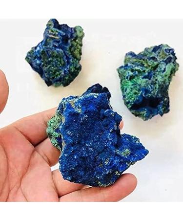 1pc 150g-200g Natural Blue Crystals Stones unpolished Rough Azurite Specimen Chakra Reiki Balancing - Buy Online on GoSupps.com